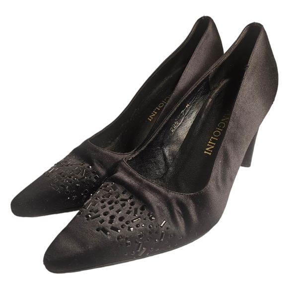 Enzo Angiolini Satin Pumps/Pointy Toe Pumps - Picture 8 of 9